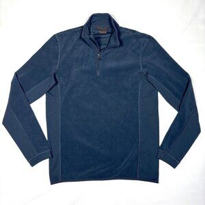 Bogner Fire + Ice Blue Fleece 1/4 Zip Lightweight Pullover Base Layer Womens XL
